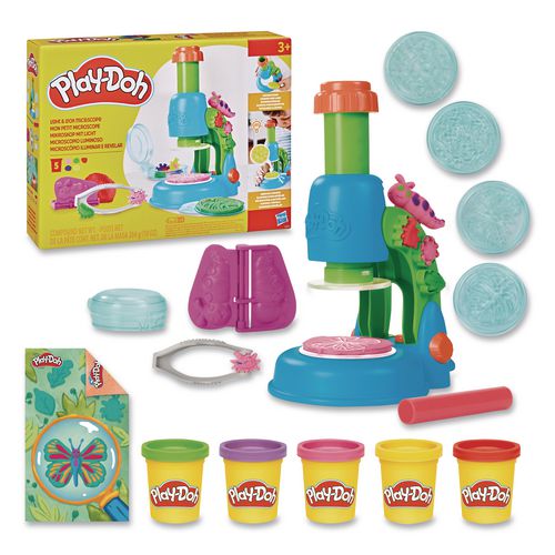 Play-doh Light And Look Microscope Playset