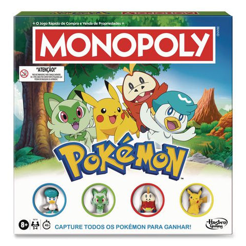 Monopoly Pokemon Edition Board Game, Ages 8 And Up