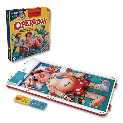 Operation Electronic Board Game, Ages 6 And Up
