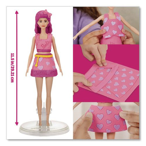 Play-doh Barbie Hearts And Hair Doll Set
