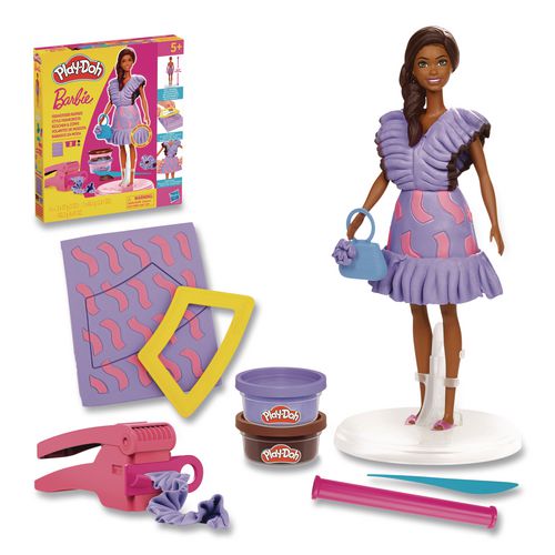 Play-doh Barbie Fashionista Ruffles Doll Set