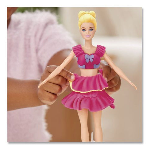 Play-doh Barbie Ruffles And Bows Doll Set