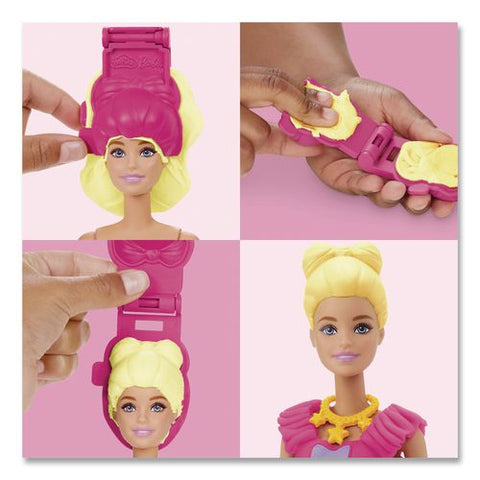 Play-doh Barbie Ruffles And Bows Doll Set