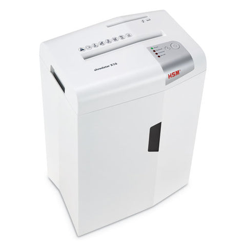 Shredstar X10 Cross-cut Shredder, 10 Manual Sheet Capacity