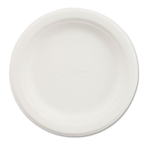 Paper Dinnerware, Plate, 6" Dia, White, 1,000/carton