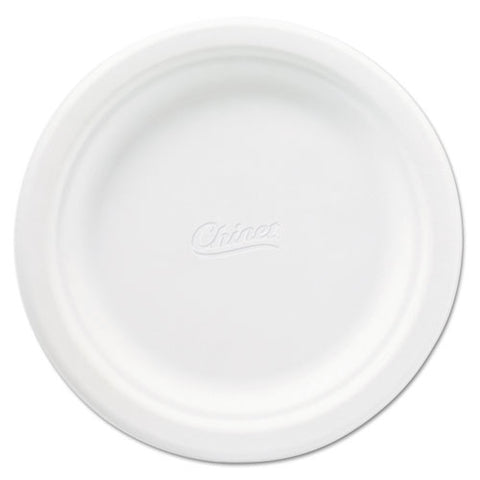 Classic Paper Plates, 6.75" Dia, White, 125/pack, 8 Packs/carton