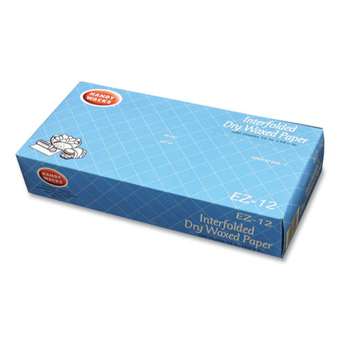 Interfolded Dry Waxed Paper Deli Sheets, 10.75 X 12, 500 Box, 12 Boxes/carton