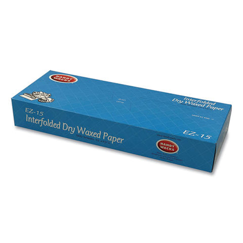 Interfolded Dry Waxed Paper Deli Sheets, 10.75 X 15, 500 Box, 12 Boxes/carton