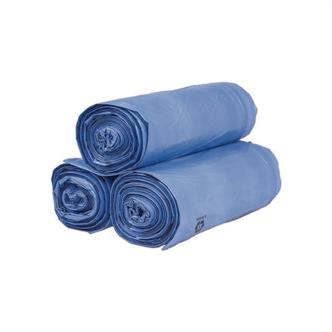 Institutional Low-density Can Liners, Soiled Linen, 30 Gal, 1 Mil, 30" X 43", Blue, 200/carton