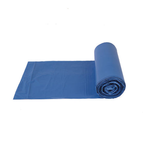 High-density Commercial Can Liners, 60 Gal, 18 Mic, 40" X 48", Blue, 200/carton