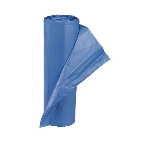 High-density Commercial Can Liners, 60 Gal, 18 Mic, 40" X 48", Blue, 200/carton