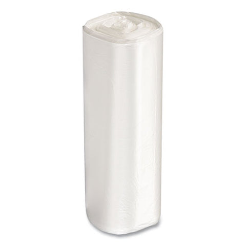 High-density Commercial Can Liners, 16 Gal, 5 Mic, 24" X 33", Natural, Perforated Roll, 50 Bags/roll, 20 Rolls/carton