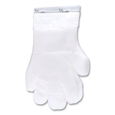 Reddi-to-go Poly Gloves On Wicket, One Size, Clear, 8,000/carton