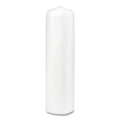 High-density Commercial Can Liners, 16 Gal, 6 Mic, 24" X 33", Natural, Interleaved Roll, 50 Bags/roll, 20 Rolls/carton