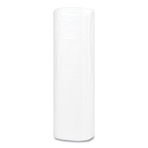 High-density Commercial Can Liners, 45 Gal, 16 Mic, 40" X 48", Clear, Interleaved Roll, 25 Bags/roll, 10 Rolls/carton