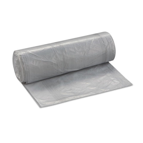 Low-density Commercial Can Liners, 30 Gal, 0.58 Mil, 30" X 36", Clear, Interleaved Roll, 25 Bags/roll, 10 Rolls/carton