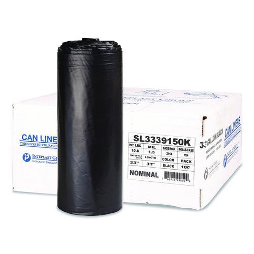 Liner,33x39,ld,100,bk