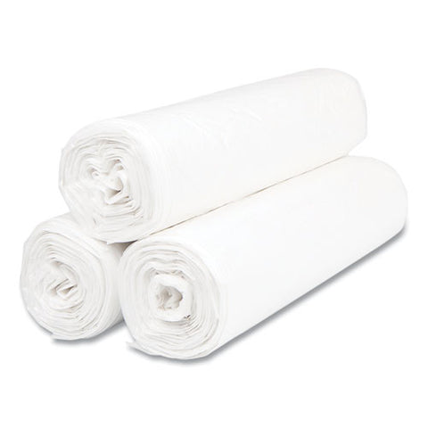 High-density Commercial Can Liner Value Pack, 30 Gal, 9 Mic, 30" X 36", Natural, Interleaved Roll, 25 Bags/roll, 20 Rolls/ct