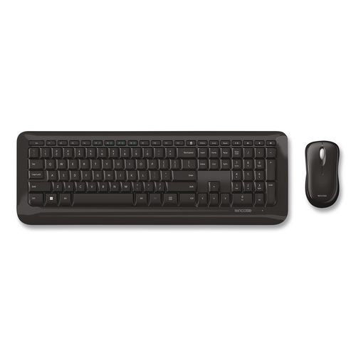 Wireless Desktop 850 Keyboard And Optical Mouse Combo, 2.4 Ghz Frequency/15 Ft Wireless Range, Black