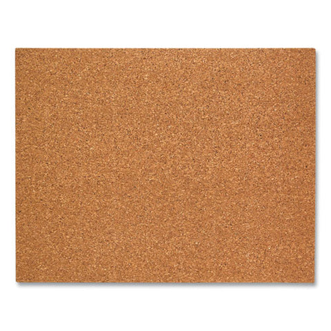 Idesign Frameless Cork Bulletin Board, 46" X 36", Tan Surface