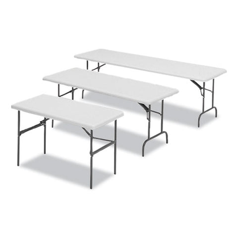 Indestructables Too 600 Series Folding Table, Rectangular, 72" X 30" X 29", Platinum