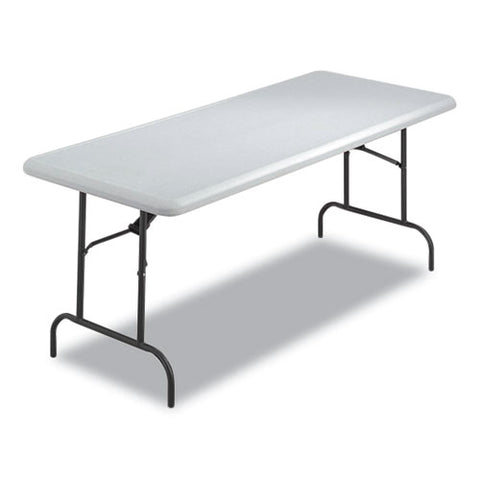 Indestructables Too 600 Series Folding Table, Rectangular, 72" X 30" X 29", Platinum