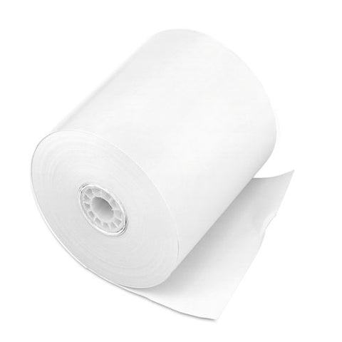 Impact Bond Paper Rolls, 3" X 150 Ft, White, 50/carton