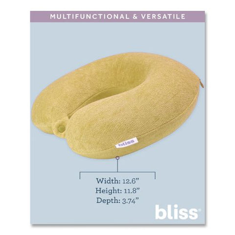 Terry Cloth Neck Pillow, Orange