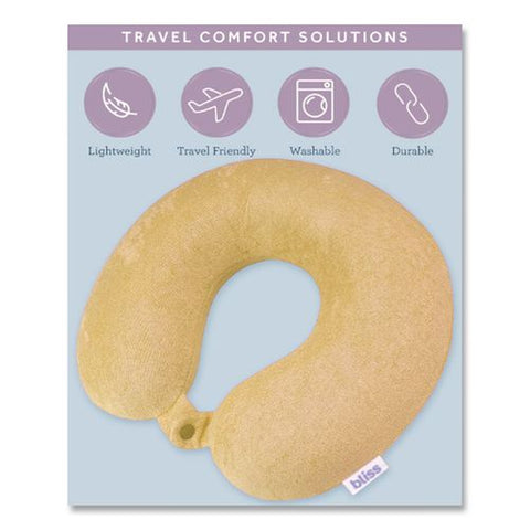 Terry Cloth Neck Pillow, Orange