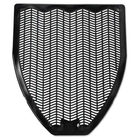 Disposable Urinal Floor Mat, Nonslip, Fresh Blast Scent, 17.5 X 20.38, Black, 6/carton