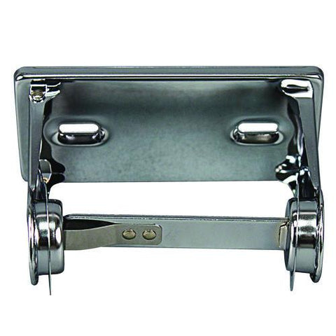 Single Roll Toilet Tissue Dispenser, 6.5 X 4.5 X 2.75, Chrome, 1 Dozen
