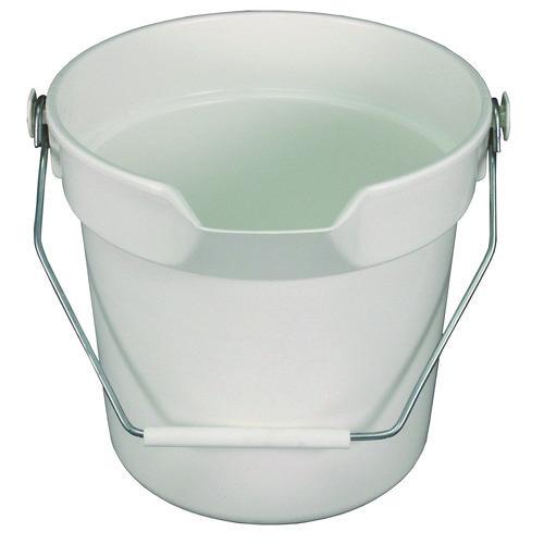 Deluxe Heavy-duty Bucket, 10 Qt, Polypropylene, Gray, 10.63" Dia