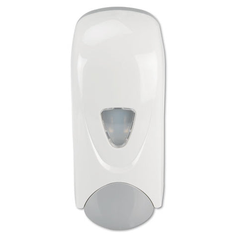 Foam-eeze Bulk Foam Soap Dispenser With Refillable Bottle, 1,000 Ml, 4.88 X 4.75 X 11, White/gray