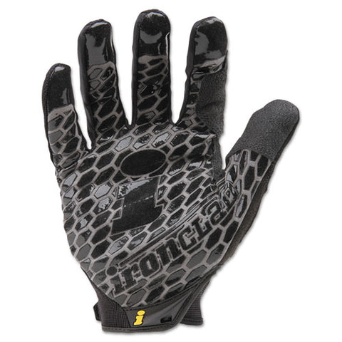 Box Handler Gloves, Black, Medium, Pair