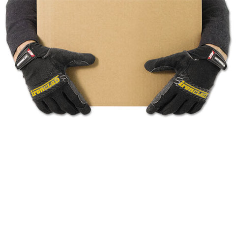 Box Handler Gloves, Black, X-large, Pair