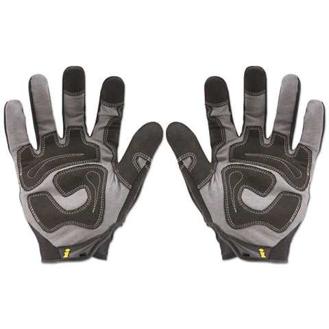 General Utility Spandex Gloves, Black, Medium, Pair