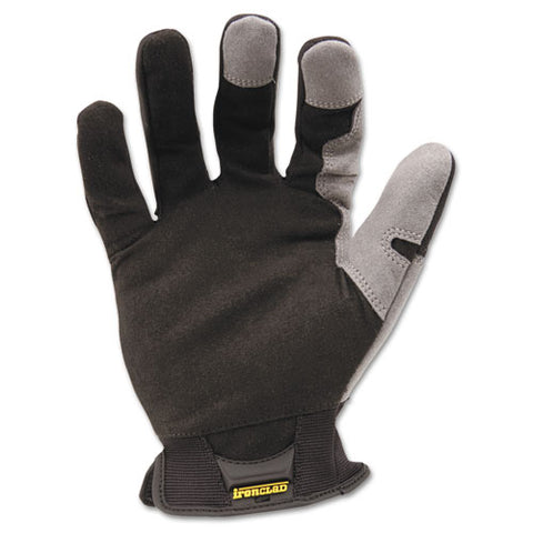 Workforce Glove, X-large, Gray/black, Pair