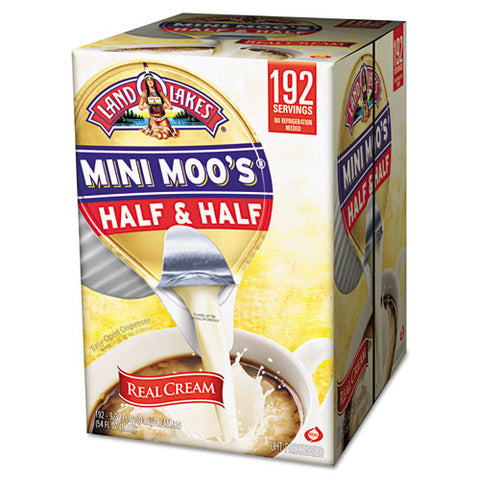 Mini Moo's Half And Half, 0.3 Oz Mini Cups, 192/carton