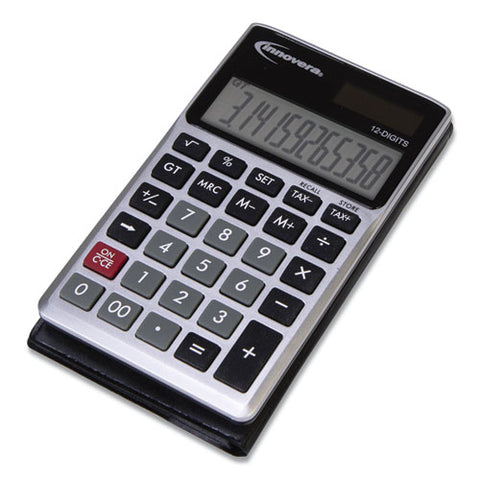 15922 Pocket Calculator, 12-digit Lcd