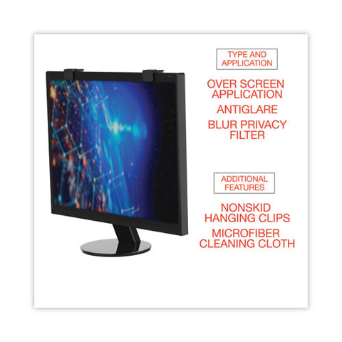 Premium Antiglare Blur Privacy Monitor Filter For 15" Flat Panel Monitor