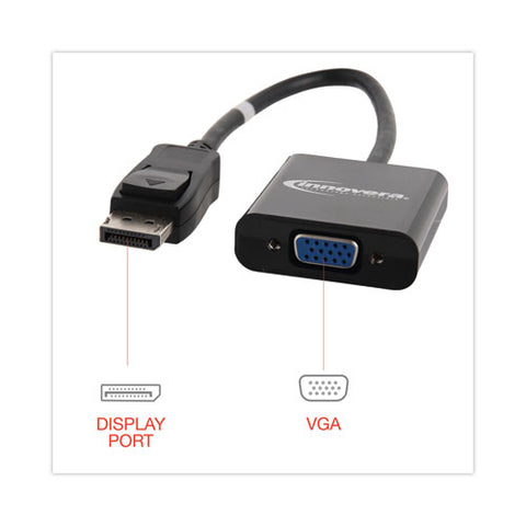 Displayport To Vga Adapter, 0.65 Ft, Black