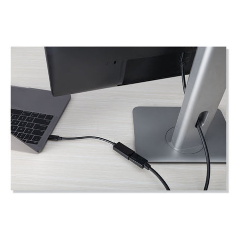 Usb Type-c To Displayport Adapter, 6 Ft, Black