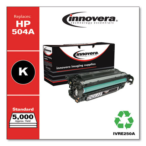 Remanufactured Black Toner, Replacement For 504a (ce250a), 5,000 Page-yield