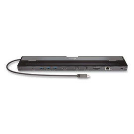Dual-display Docking Station, 2 Hdmi/usb-a/usb-c/rj45/sd/microsd/3.5 Mm Audio, Black