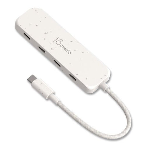 4-port Usb-c Hub, Pure White