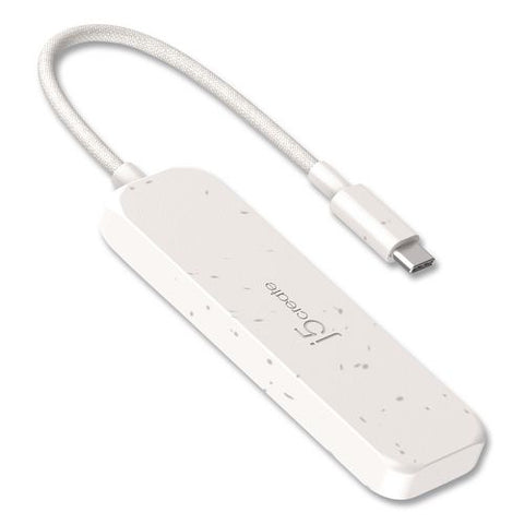 4-port Usb-c Hub, Pure White