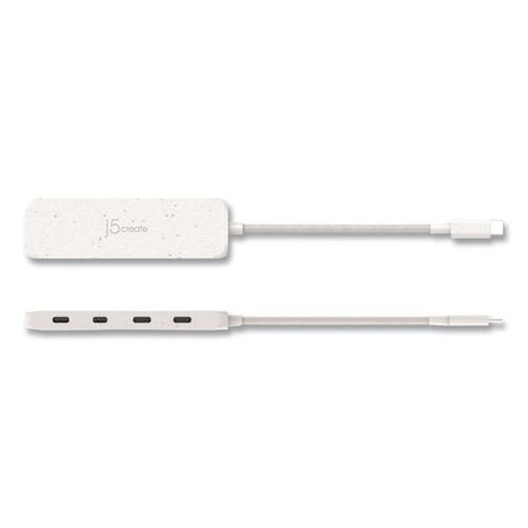 4-port Usb-c Hub, Pure White