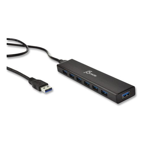 7-port Usb 3.0 Hub, Black