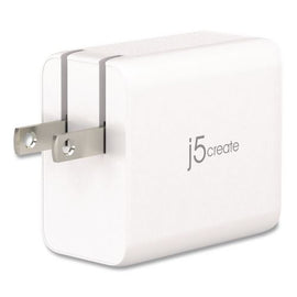 65 W Gan Usb-a/usb-c Three-port Charger, White