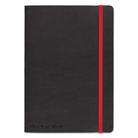 Flexible Cover Casebound Notebooks, Scribzee Compatible, 1-subject, Wide/legal Rule, Black Cover, (71) 8.25 X 5.75 Sheets